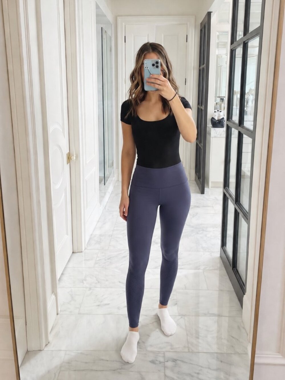 Athleta Salutation Laser Cut 7/8 Legging Dusk Violet Size Small